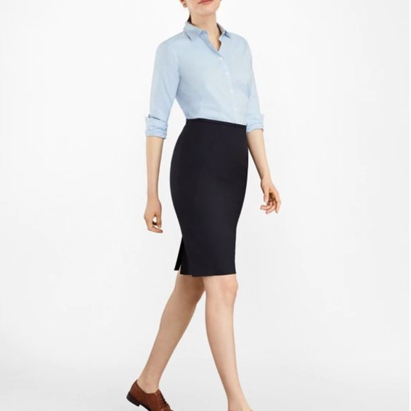 Brooks Brothers Dresses & Skirts - Brooks Brothers Wool Pencil Skirt Size 10 Black